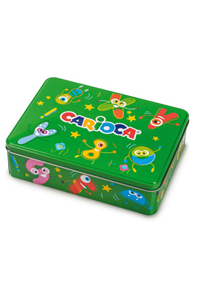 CARIOCA Set of felt-tip pens in a metal box, 100 pieces,