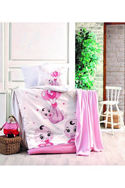 Bella Home Kristal Bebe 100% Cotton Ranforce Duvet Cover Set - Soft Texture -...