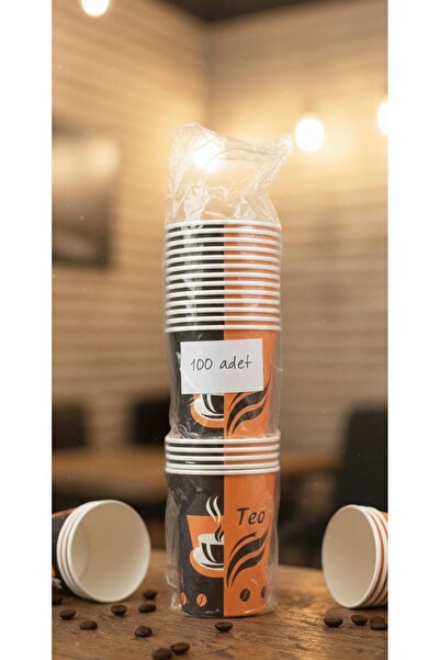 DCA SUPPLY STORE 7 oz Karton Bardak 100'lü Paket - Sızdırmaz Sıcak/Soğuk Uyum...