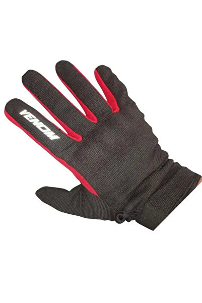 VENOM VNP-650 Yazlık Eldiven Siyah Kırmızı / L