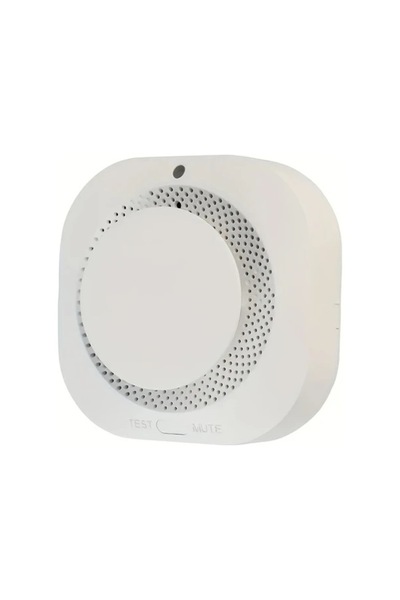 AyShop Pilli Sesli Işıklı Alarm Kolay Kurulum Duman Sensörü Dedektörü