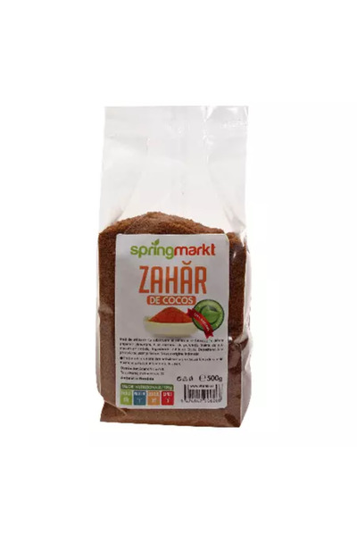 Springmarkt Zahăr de cocos, 500 g, Spring Markt
