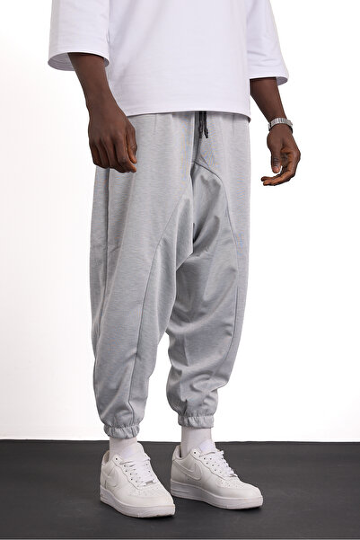 Gerusta Erkek Günlük Desenli Paça Lastikli Pileli Şalvar