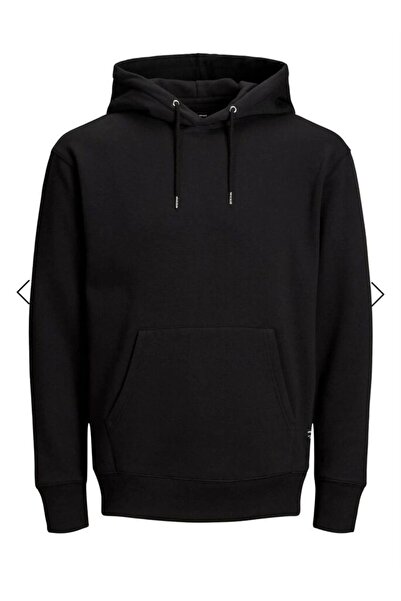 ELNOYA للجنسين أسود - مطبوع سترة مريحة بأكمام طويلة