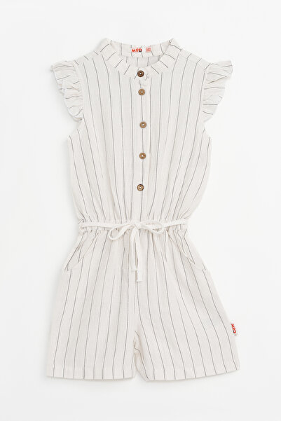 Mod Kids Jumpsuit for Girls, Mod Kids, Size: 110, 100% Cotton, Linen Fabric, ...