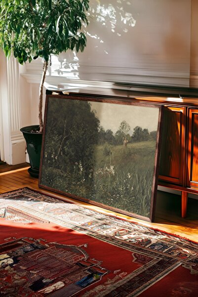 Postifull Vintage Tablo, Kahverengi Çerçeveli Poster, Vintage Duvar Dekoru