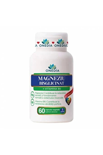 Onedia Bisglicinat de magneziu + vitamina B6, 60 capsule,