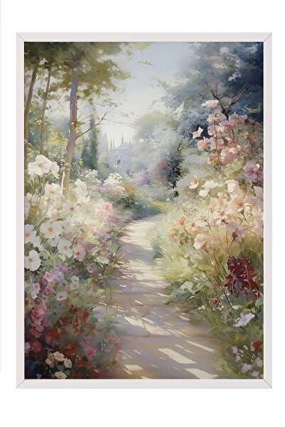 Postifull Vintage Tablo, Beyaz Çerçeveli Poster, Vintage Duvar Dekoru