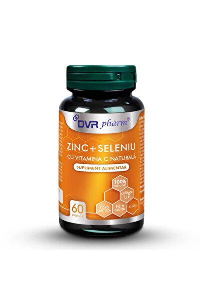 DVR Pharm Zinc, Seleniu cu Vitamina C, 60 capsule,