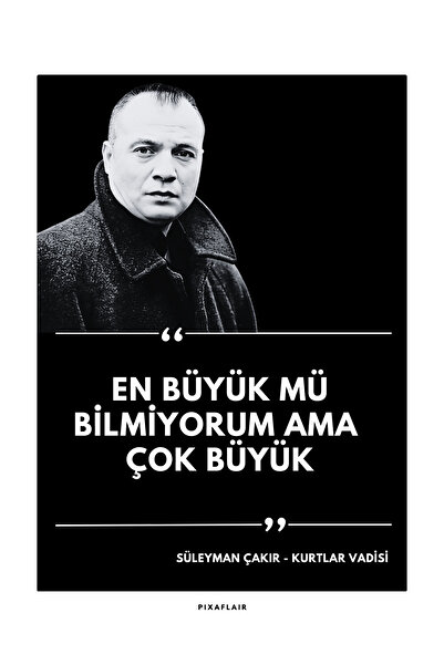 Pixaflair - Kurtlar Vadisi - Çok Büyük - Tablo - Çerçevesiz Film Poster