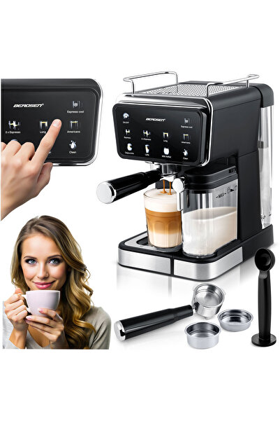 Other Berdsen BD-773 black 20 bar milk frother coffee machine