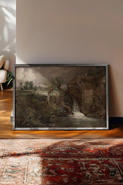 Postifull Vintage slika, poster u srebrnoj ramovani, vintage zidni dekor