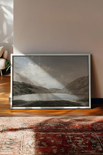 Postifull Tablou vintage, poster cu rama alba, decor de perete vintage