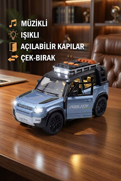 craftivio Sesli Işıklı Çek Bırak Oyuncak Araba Defender Model Jip - Kapıları ...