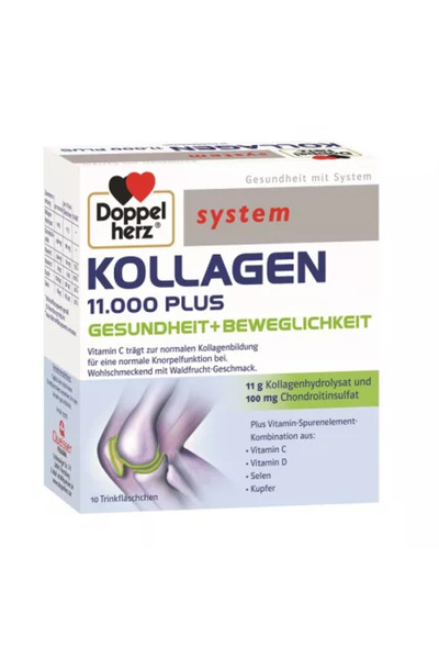 doppel herz Kollagen 11 000 Plus, 10 еднодозови флакона,