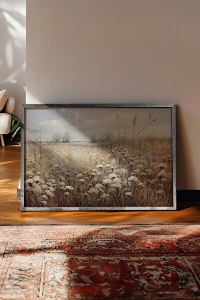 Postifull Vintage slika, poster u srebrnoj ramovani, vintage zidni dekor