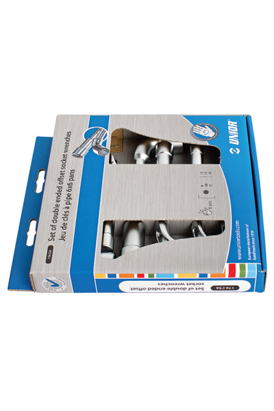 Unior Set de chei pipa in cutie de carton 6 PIESE