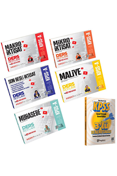 İndeks Akademi Yayıncılık 2026 KPSS A Grubu Maliye-Muhasebe-İktisat Video Der...