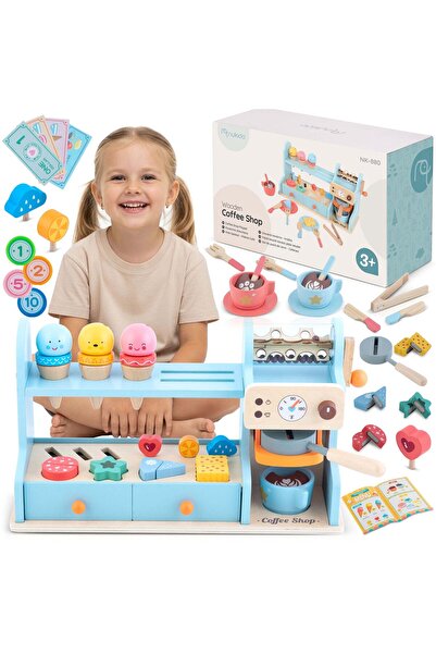 Other Wooden ice cream cafe toy for children Nukido NK-880