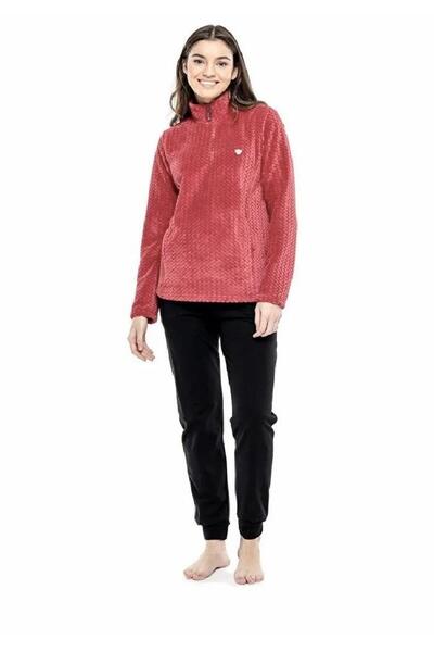 Mod Collection طقم بدلة رياضية موديل 3989 من ويلسوفت بولار بسحاب نصفي