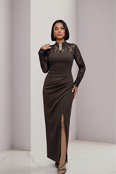 ALFUDO Moda Collection Tulle Detailed Short Graduation Evening Dress