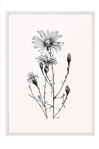 Postifull Vintage slika, poster u beloj ramovini, vintage zidni dekor