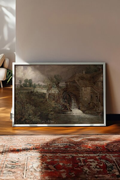 Postifull Vintage slika, poster u beloj ramovini, vintage zidni dekor