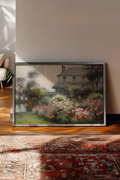 Postifull Vintage slika, poster u srebrnoj ramovani, vintage zidni dekor