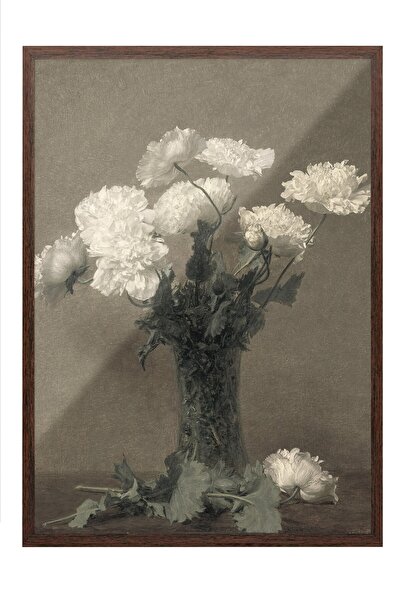 Postifull Vintage slika, poster u smeđoj ramovani, vintage zidni dekor