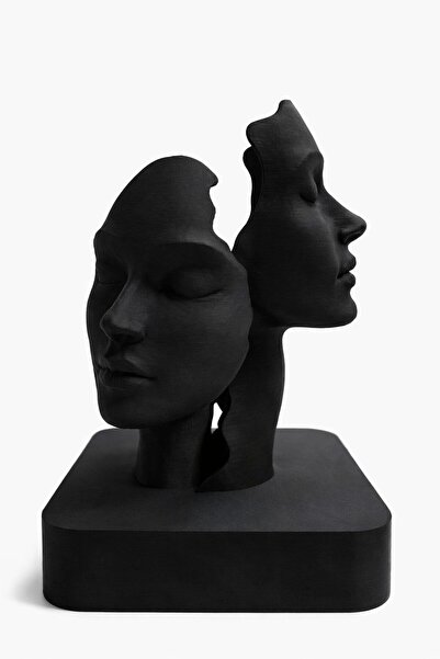 ESBODESİGN 3D Baskı Dekoratif Soyut Yüz Büst – Modern Tasarım