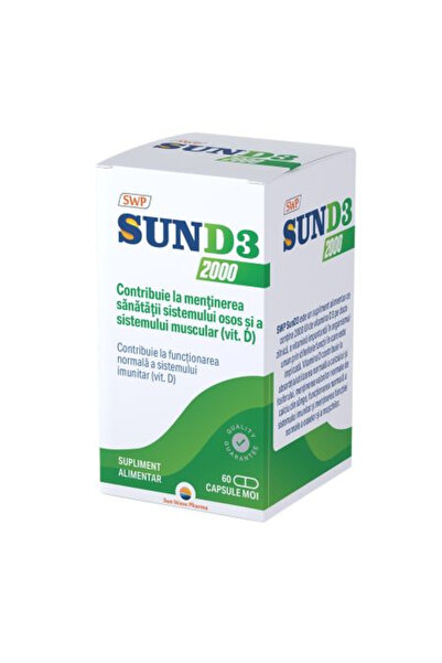 SUN WAVE PHARMA Sun-D3, 60 капсули,