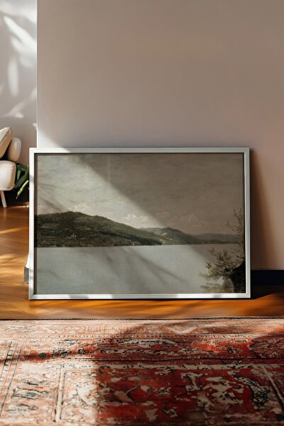 Postifull Tablou vintage, poster cu rama alba, decor de perete vintage