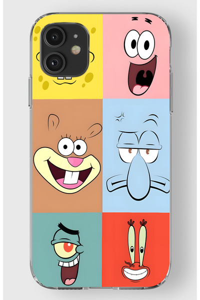 moonset Iphone 11 Uyumlu Baskılı Yumuşak Silikon Şeffaf Telefon Kılıfı