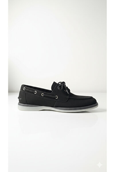 guijarro Women's Black Nubuck Look Lace-Up Casual Shoes - Comfortable Sole Da...