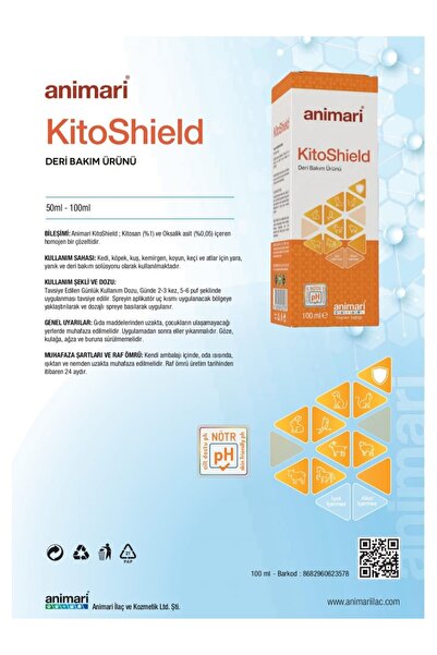 animari KİTOSHİELD DERİ BAKIM KREMİ 100 ML