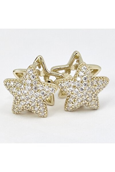 Milena 14k Gold Plated Earrings - Length 3cm, Perfect Gift