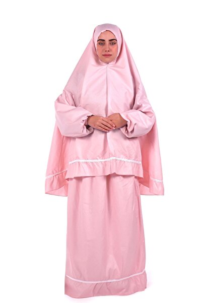 al bent al sharqieh طقم صلاة - ملابس صلاة قطن مع أكمام praying dress set robe