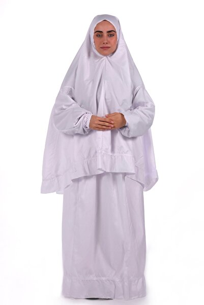 al bent al sharqieh Prayer set - Cotton prayer robe with sleeves
