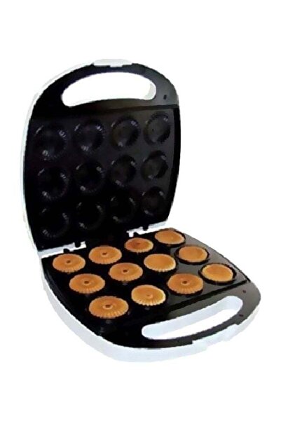 LC Electric Donut and Mamul Maker - 1400W, Non-Stick Plates, 7 Cake and Pastr...