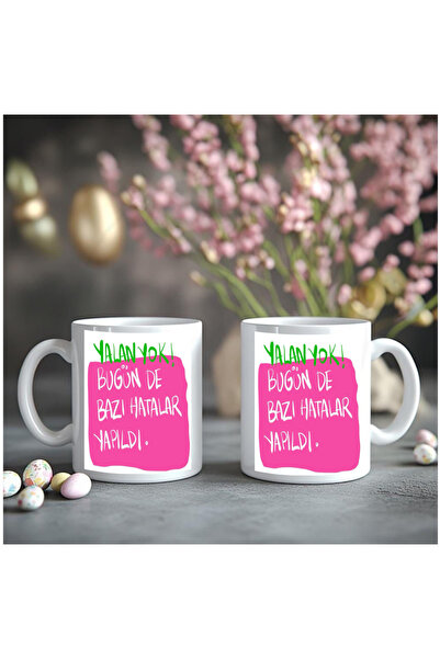 Çağlayan Reklam لا كذب، تم ارتكاب بعض الأخطاء اليوم أيضًا، مطبوع كوب