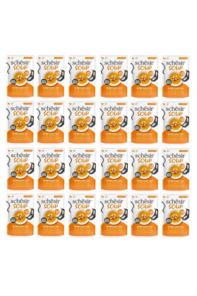 Schesir Soup Ton Balıklı ve Balkabaklı Yetişkin Kedi Çorbası Pouch 40 Gr. X 2...