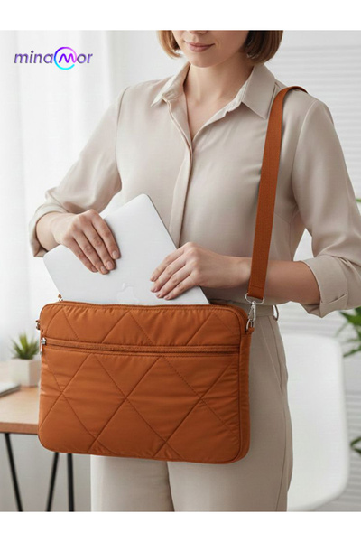 Minamor Quilted Notebook Bag