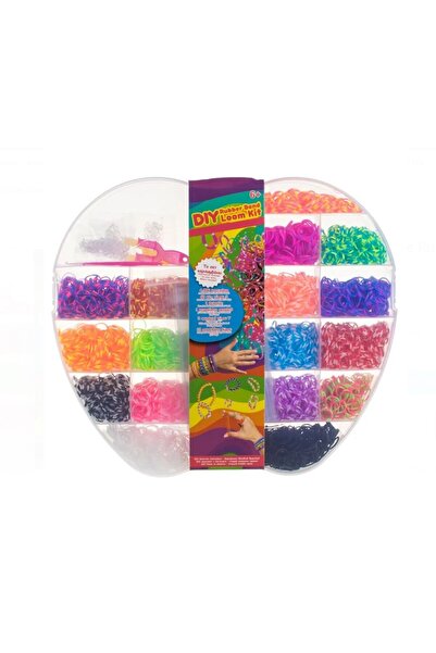 Lunix Set Elastice Colorate Rubber Band Loom Kit pentru Bratari – Constructii...