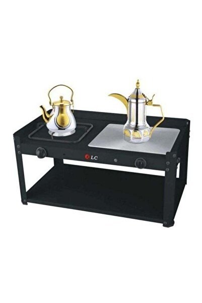 LC Coffee & Tea Electric Heater – 1250W Double Hot Plate with Milk Frother