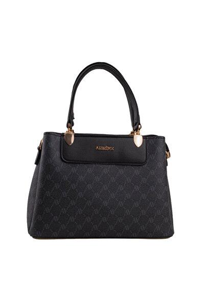 Armine Geantă de mână și de umăr bretea crossbody pentru femei 206 Black Dot