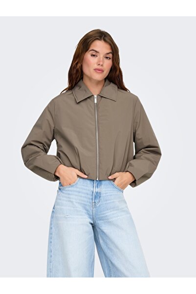 ONLY Onljoy Life Short Jacket Cc Otw Women's Coat 15361434 Walnut