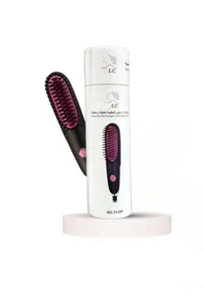 LC Portable Electric Hair Straightening Comb – Compact Travel Styling Brush