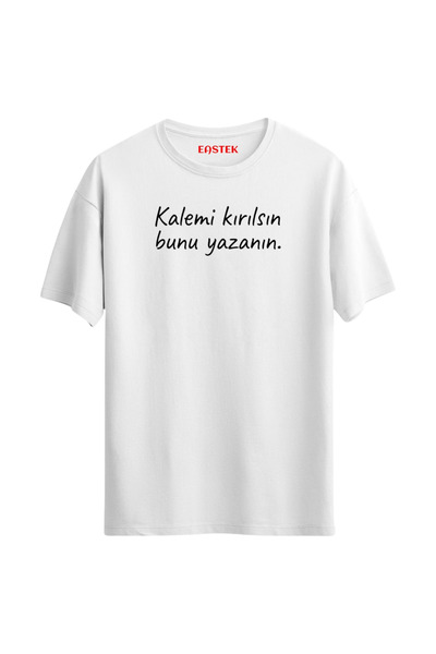 Açık Garaj Break the Pen Write This Written Design, Men's T-Shirt, Women's T-...