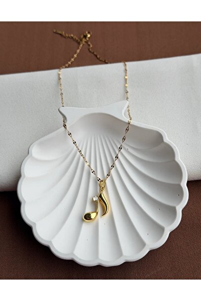 LİLİA قلادة موسيقية فولاذية على شكل نوتة موسيقية