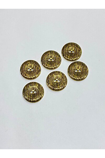 karantuhafiye Coat Button / Metal Button / Antique Gold / 2.8 cm / Set of 6 /...